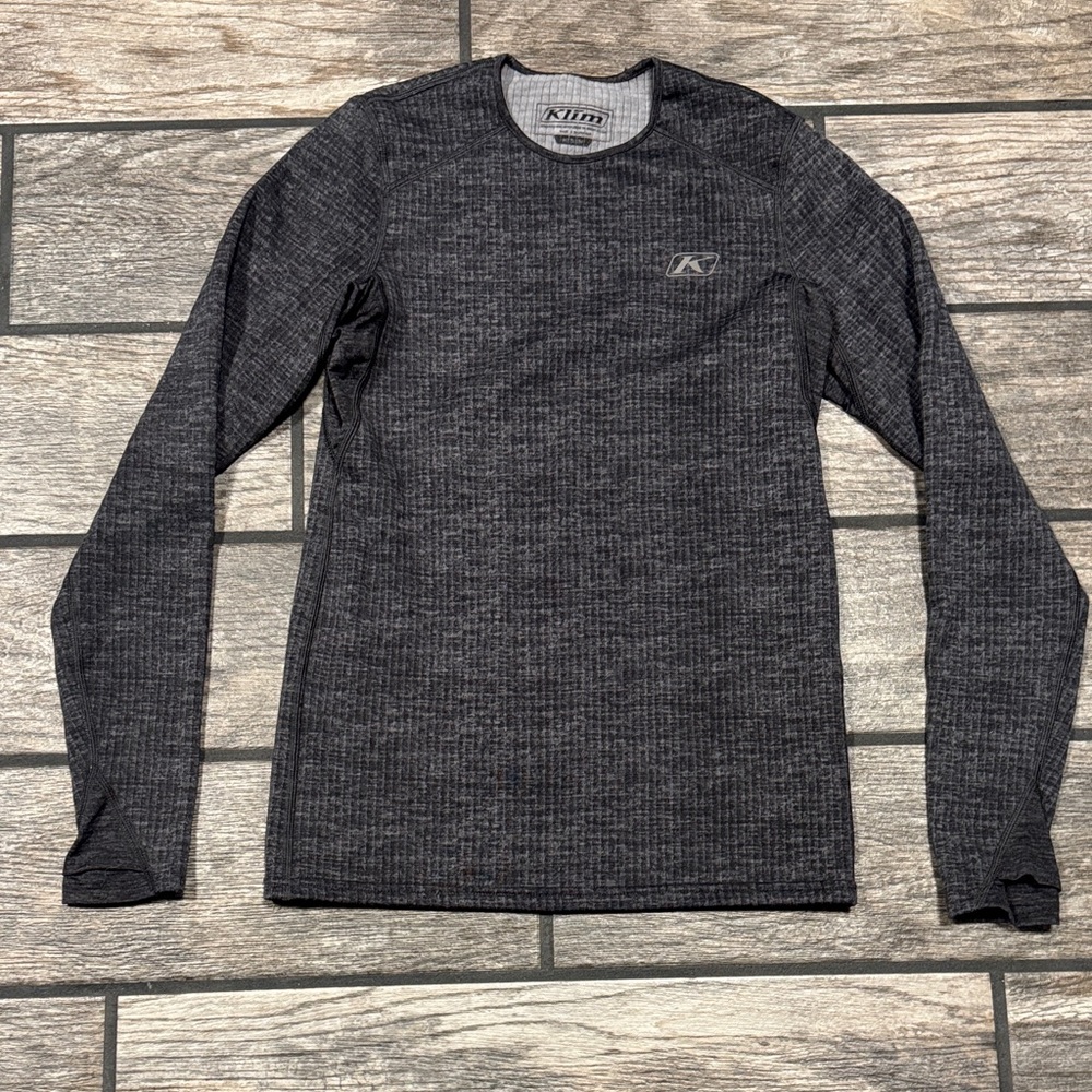 Klim 3.0 Womens Long Sleeve Thermal Shirt - Charcoal size Medium